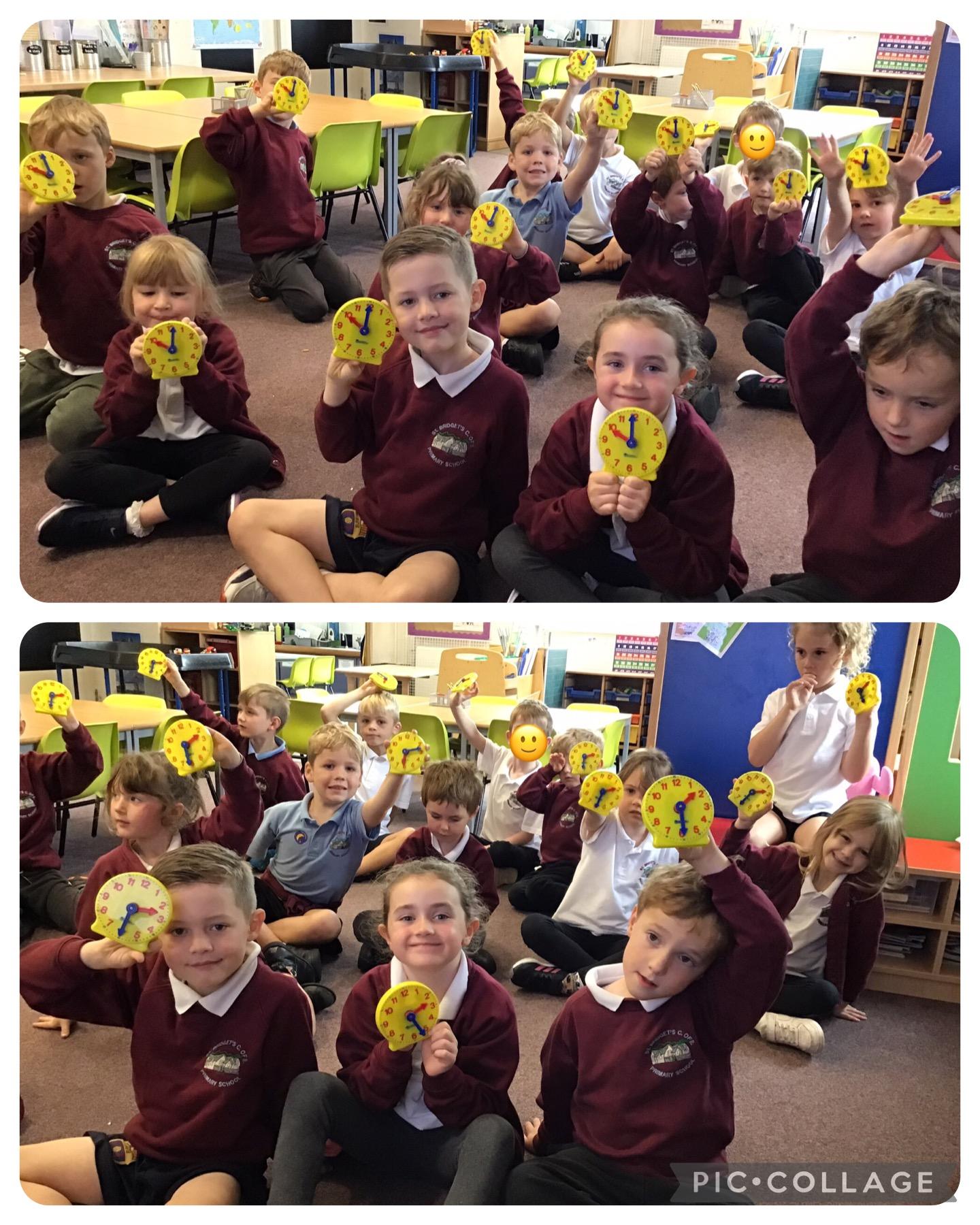 O'clock and half past!